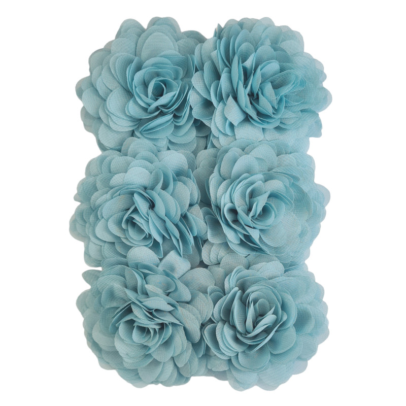 Duck egg chiffon corsage