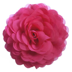 Hot pink chiffon corsage