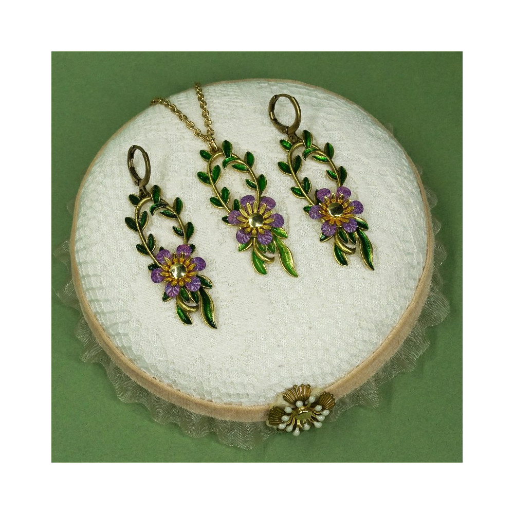 Prosper green & violet chain
