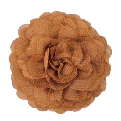 Toffee chiffon corsage
