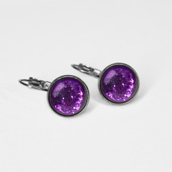Dots Violet Glitter