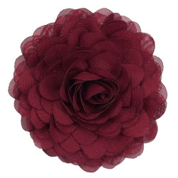 Garnet Chiffon Corsage
