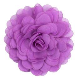 Violet Tulle Chiffon Corsage