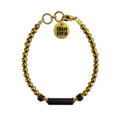 Cleo bracelet black gold