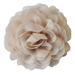 Cream chiffon corsage