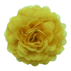 Buttercup chiffon corsage