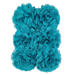 Turqois chiffon corsage