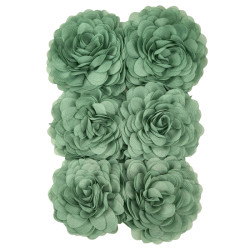 Watercress chiffon corsage