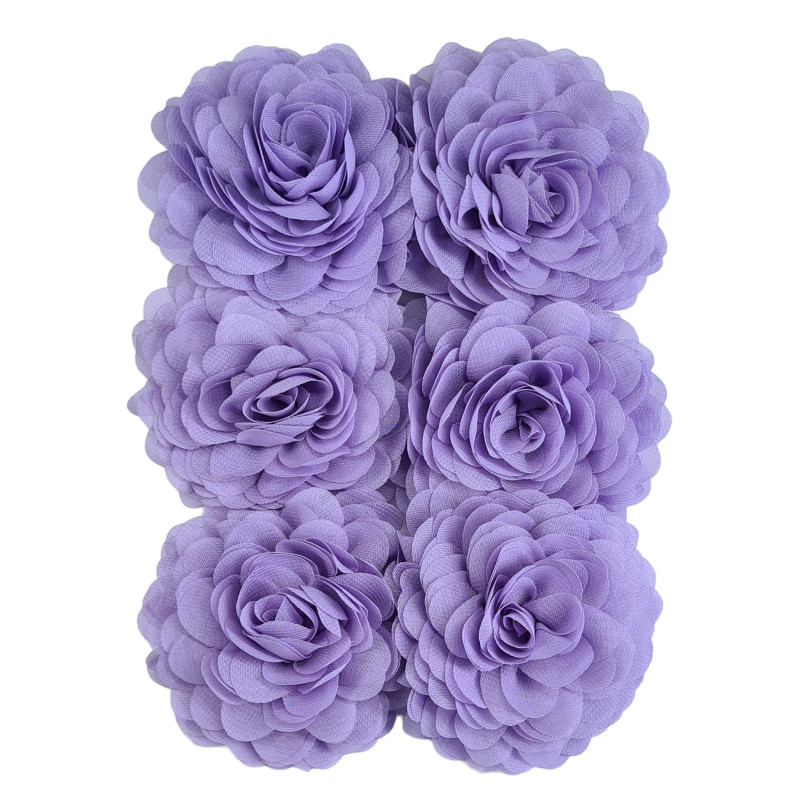 Lavender chiffon corsage