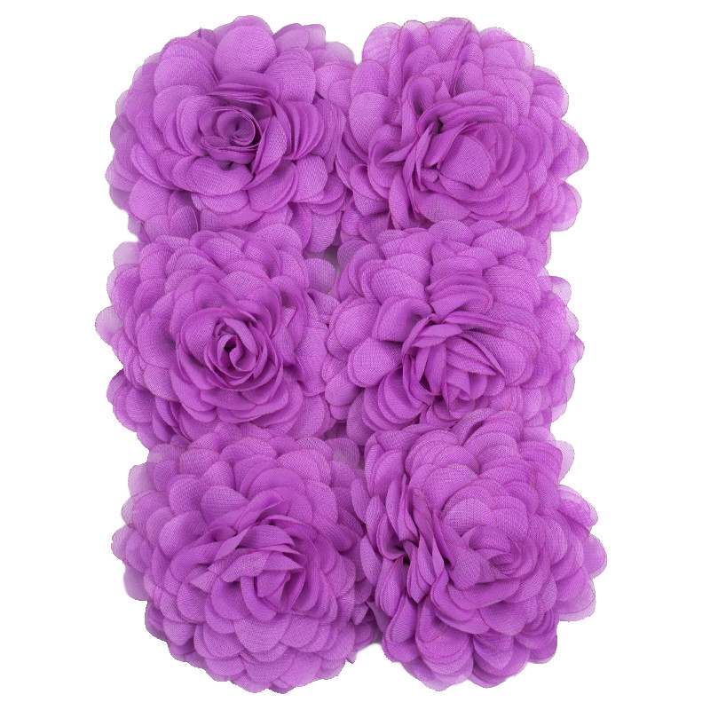 Violet Tulle Chiffon Corsage