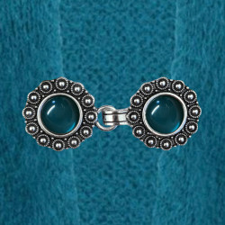 Vest clip silver & dragonfly