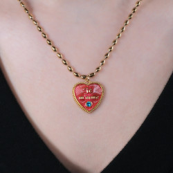 Je m'aime chain bloodorange