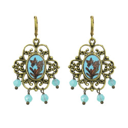Alba chandeliers skyblue