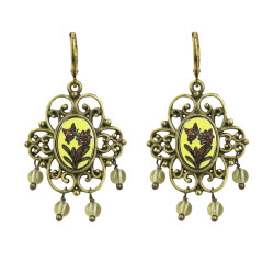 Alba chandeliers yellow