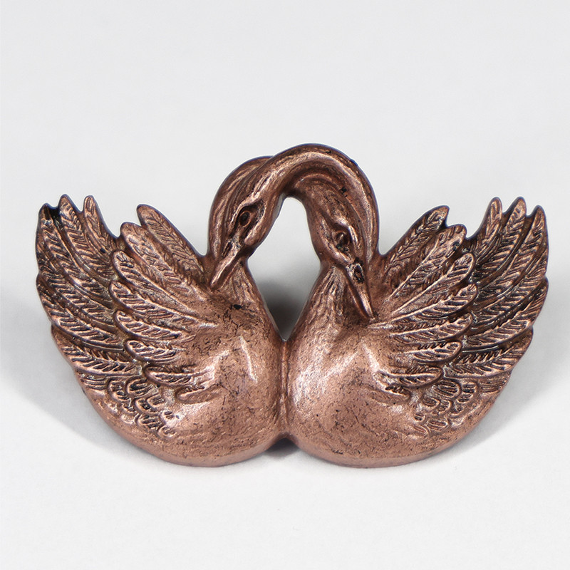 Swan Vest clip copper