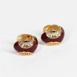 Garbo Maroon Gold