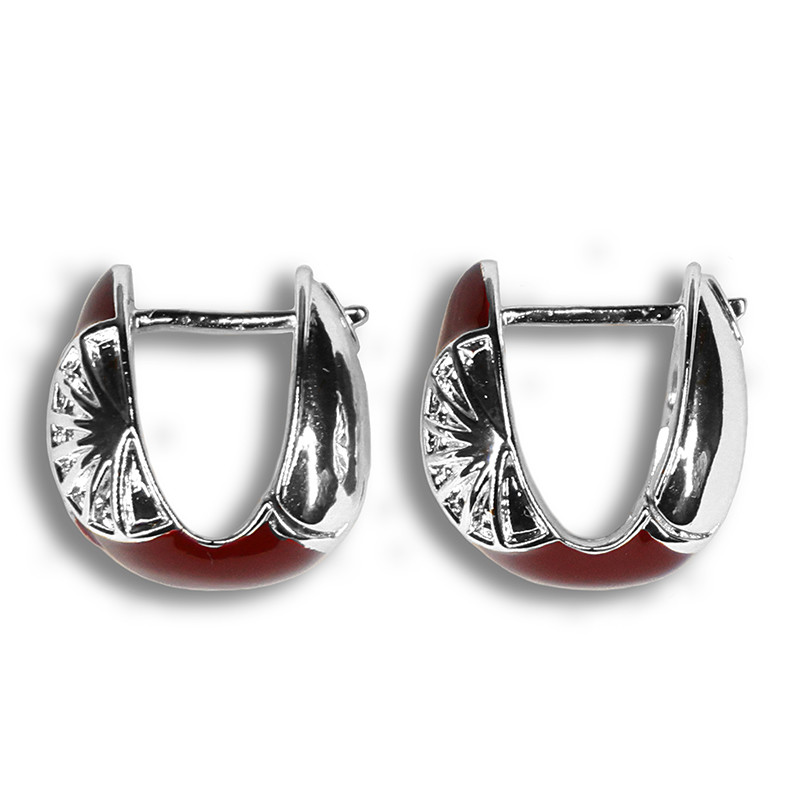 Garbo Maroon Silver