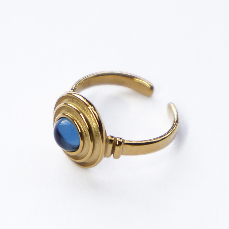 Ring Mia Greyblue Gold