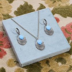 Venus Aqua Chain Silver