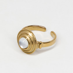 Ring Mia Pearly Gold