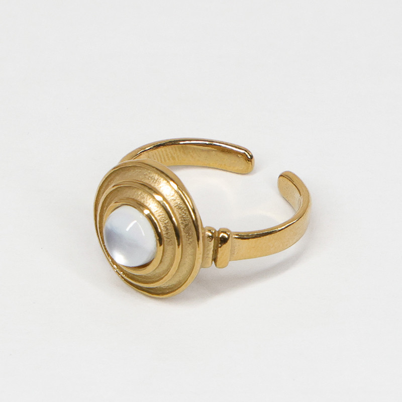 Ring Mia Pearly Gold