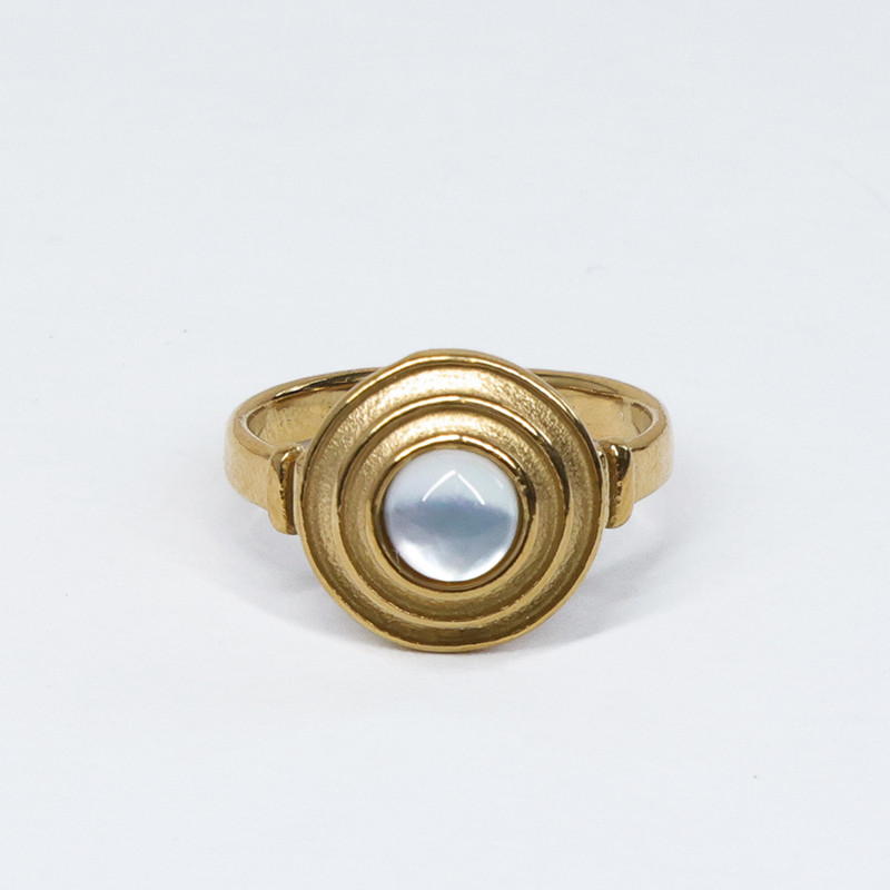 Ring Mia Pearly Gold