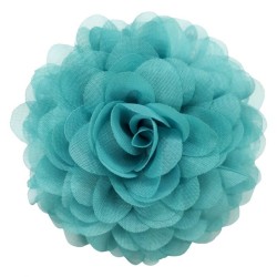 Aquamarine chiffon corsage