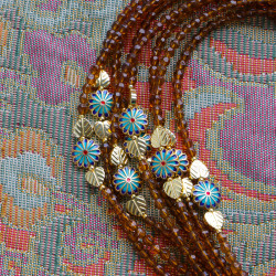 Shortie brown & aqua