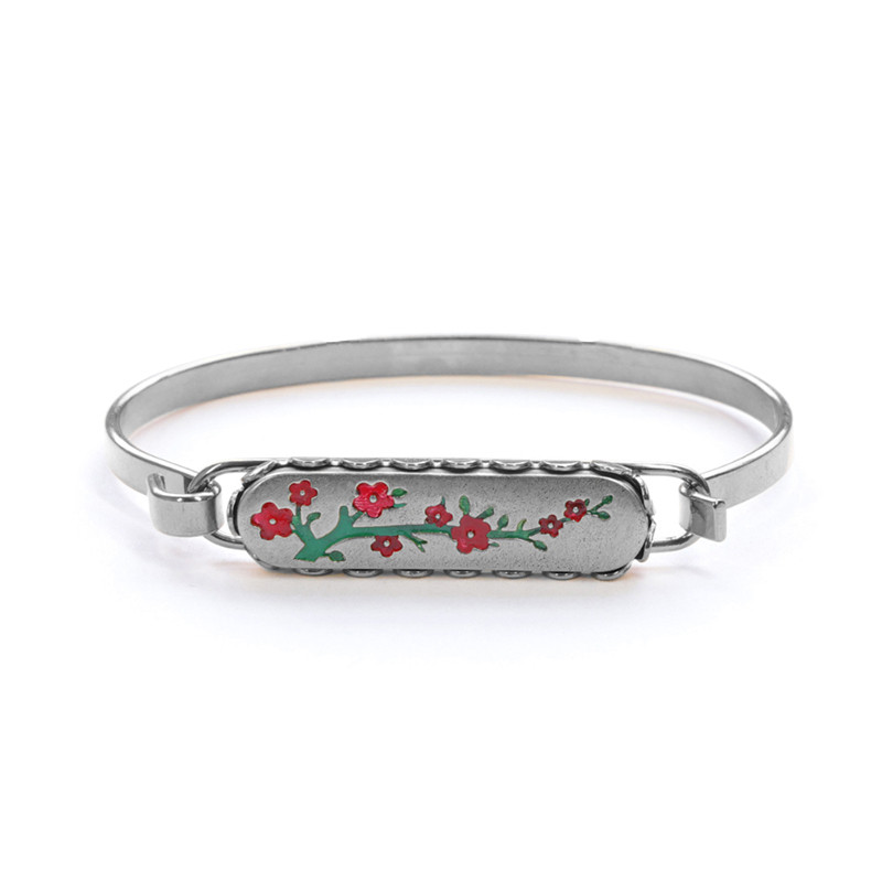 Bangle Blossom silver