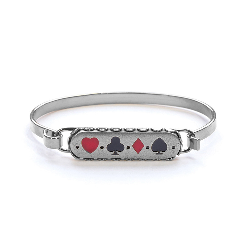 Bangle Bonne Chance silver