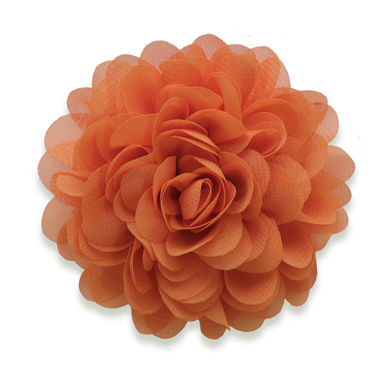 Cantaloupe chiffon corsage
