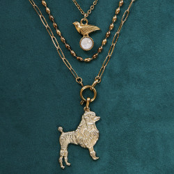 Merle Chain Gold & Frost