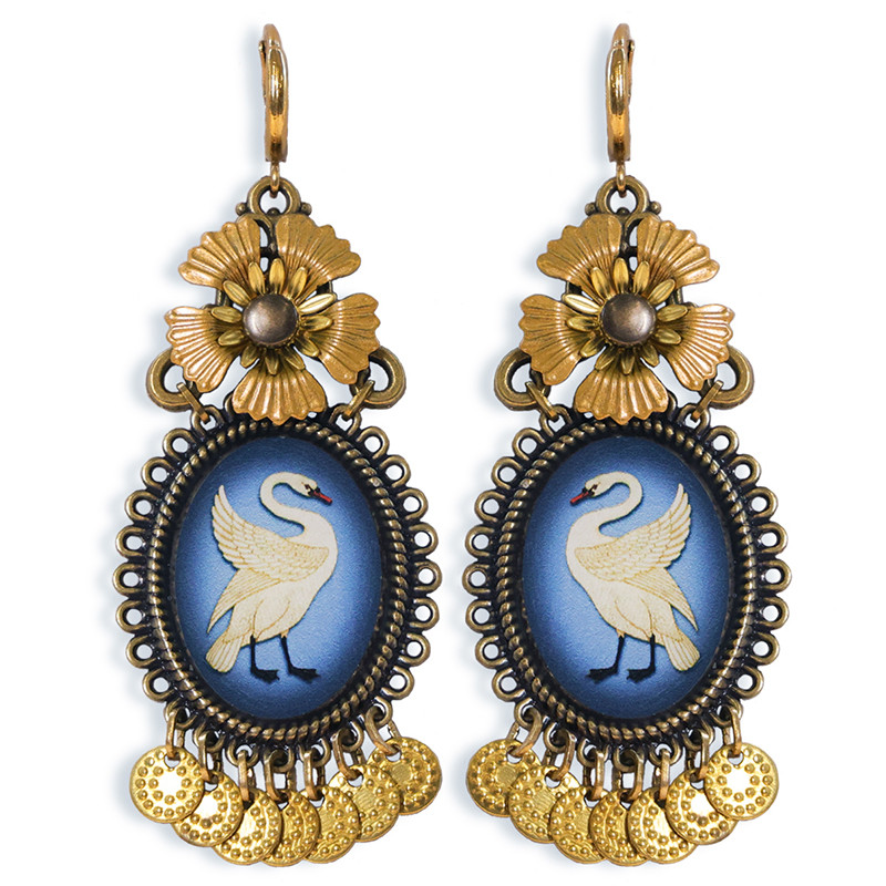 Swanlake earrings