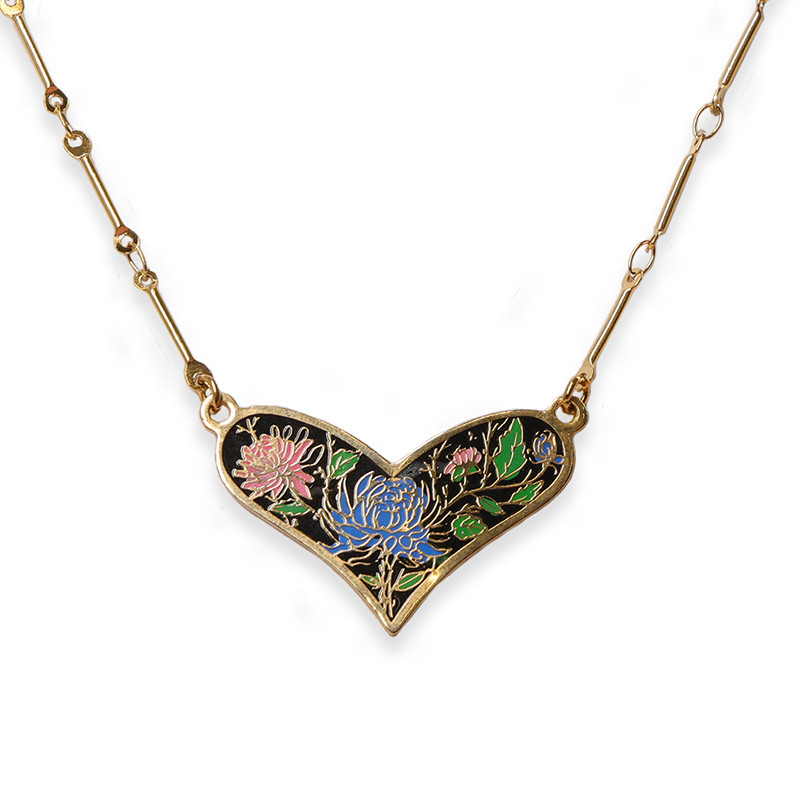 Vintage Charm Floral Heart