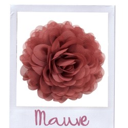 Mauve chiffon corsage