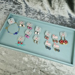 Houten display plat
