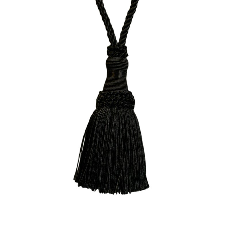 Franja necklace black