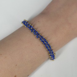 Fluid bracelet blue