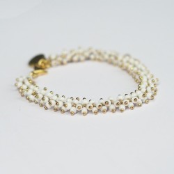 Fluid bracelet white