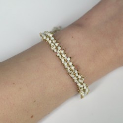 Fluid bracelet white
