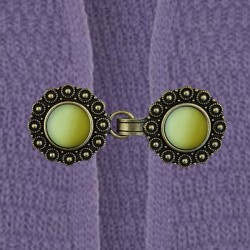 Vest clip bronze&light olive