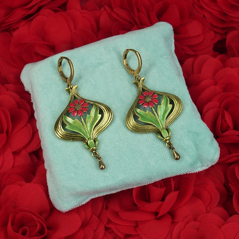 Arabella red Earrings