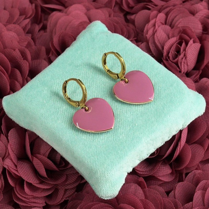 mauve hartjes goud