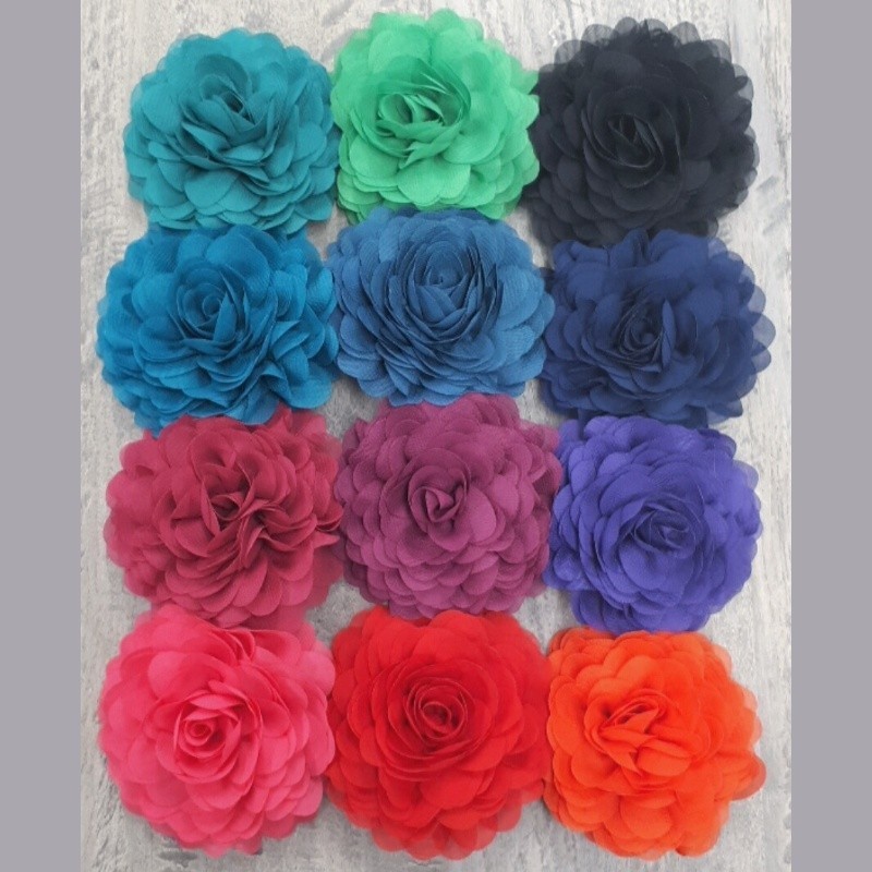 dewberry chiffon corsage