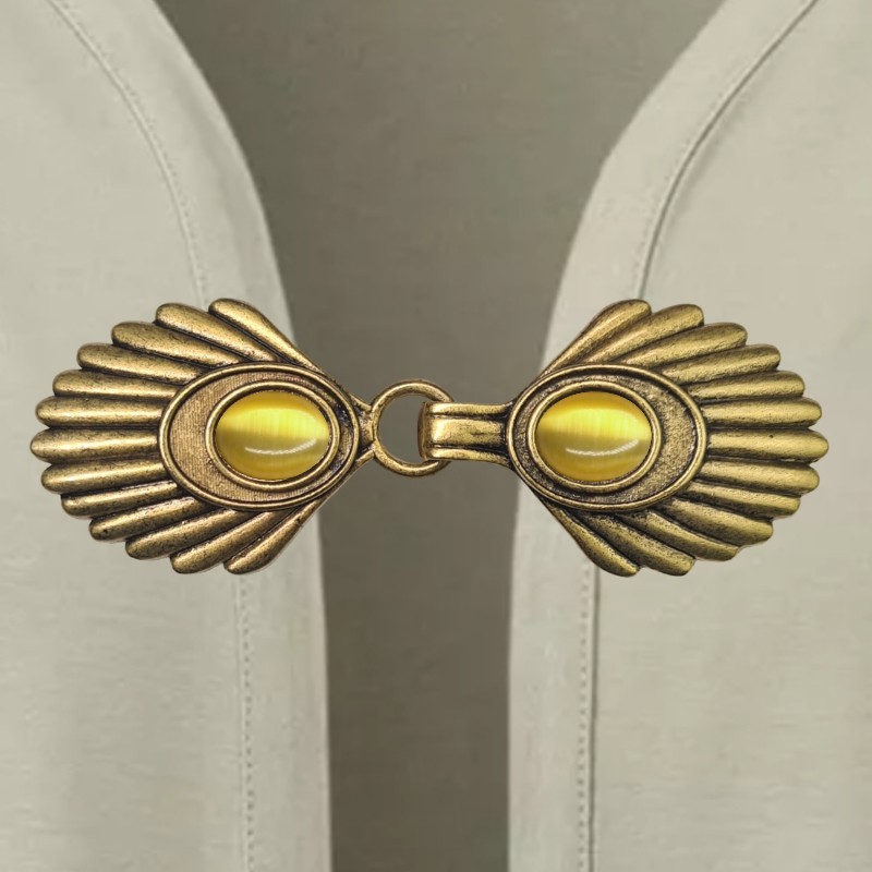 Vest clip mimosa old gold