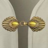 Vest clip mimosa old gold