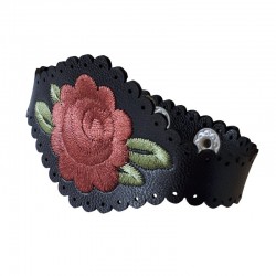 Peony mauve on black