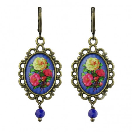 Folklorique earrings bronze