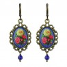 Folklorique earrings bronze