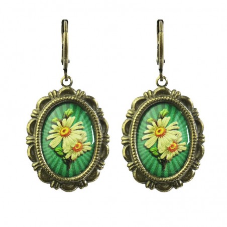 Chamomile earrings